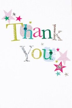 Infused with the colourful energy of Woolwich's markets and riverside walks, this thank you card instantly lifts the mood. The phrase 'Thank You' is stitched in jubilant fashion across the white card face, each letter gleaming in its own expressive style-a patchwork of bold greens, vivid blues, and radiant pinks, some dusted with a gleaming silver that twinkles as if catching late afternoon sunlight along Wellington Street. Patterns of polka dots and fine stitched details evoke the handmade quality cherished by local residents and artists. Gently scattered across the corners and around the main message, petite stars in exuberant hues of magenta, teal, and gold provide a lively, confetti-like accent, conjuring the festive scenes that spill out from Woolwich's open-air plazas during summer events. The card's crisp, untouched white background serves as a flawless canvas, letting each nuance of colour and sparkle bask in its own brilliance. A tactile finish brings depth; you can almost feel the difference as your fingertips run across a glittered silver stroke or a delicate stitched line. The effect is perfectly matched to the creative arrangements by Woolwich florists-unique, personal, always crafted with care. It's easy to imagine this card delivered on a bright bouquet to a loved one near the Royal Arsenal, radiating gratitude, genuine thanks, and community cheer in equal measure.